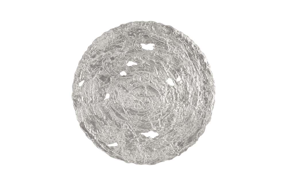 Phillips Collection - Molten Wall Disc, Large, Silver Leaf - PH83689 veiw 1