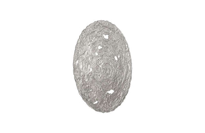 Phillips Collection - Molten Wall Disc, Large, Silver Leaf - PH83689 veiw 2