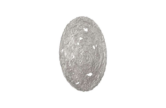 Phillips Collection - Molten Wall Disc, Large, Silver Leaf - PH83689 veiw 2