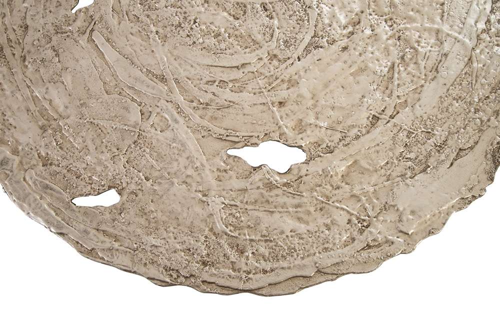 Phillips Collection - Molten Wall Disc, Large, Silver Leaf - PH83689 veiw 3