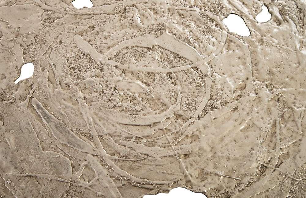 Phillips Collection - Molten Wall Disc, Large, Silver Leaf - PH83689 veiw 4