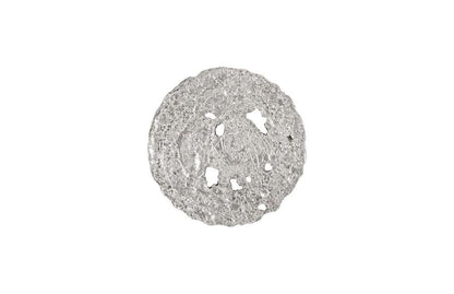 Phillips Collection - Molten Wall Disc, Small, Silver Leaf - PH83687 veiw 1