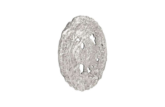 Phillips Collection - Molten Wall Disc, Small, Silver Leaf - PH83687 veiw 2