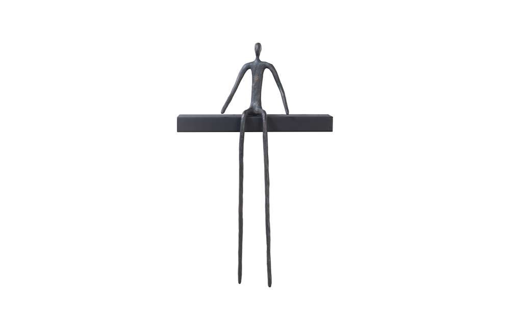 Phillips Collection - Moveable Man On Short Shelf , Sitting, A - TH103472 veiw 1