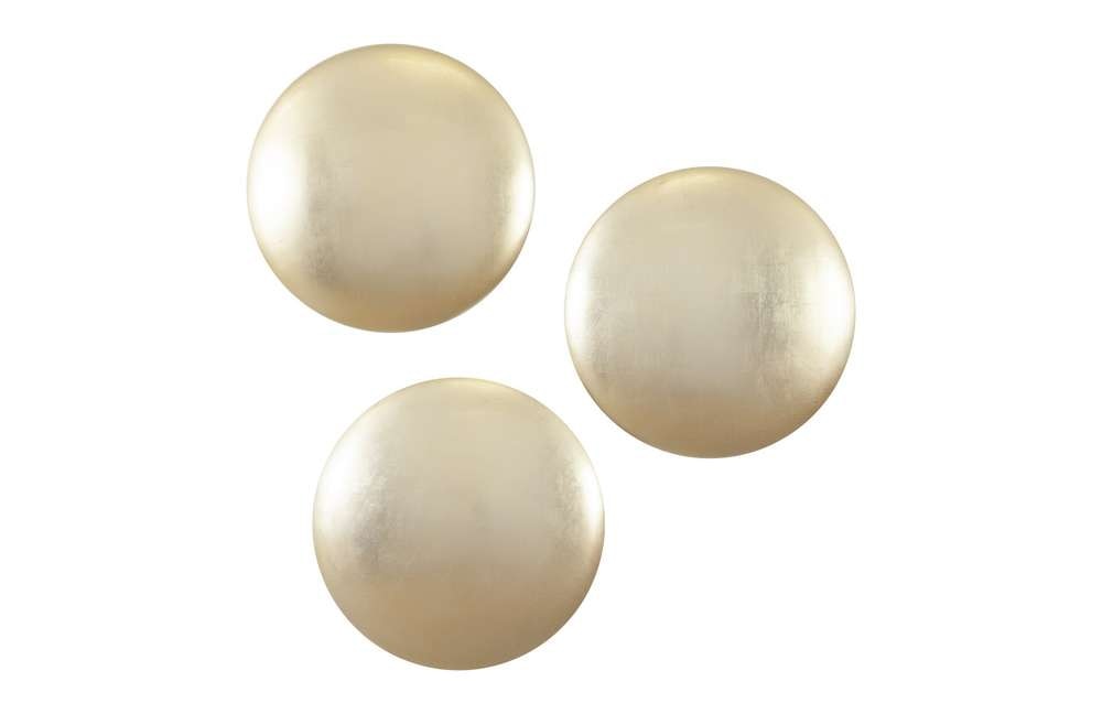 Phillips Collection - Orb Wall Tiles, Set of 3, Gold Leaf - PH62441 veiw 1