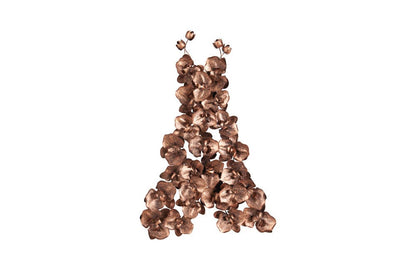 Phillips Collection - Orchid Dress Wall Art, Metal, Copper/Black - TH100862 view 1