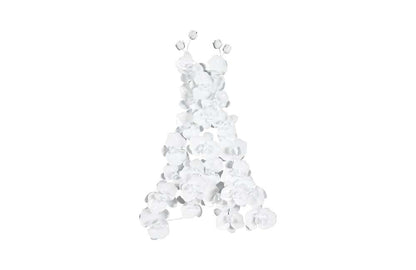 Phillips Collection - Orchid Dress Wall Art, Metal, White - TH100861 veiw 1