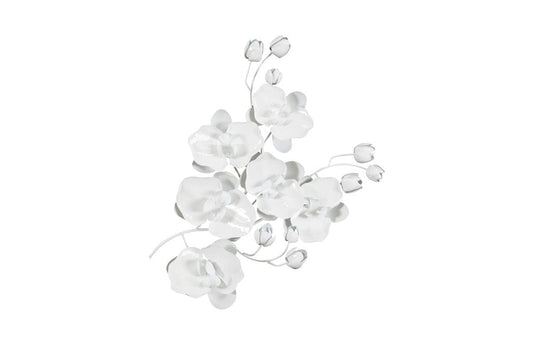 Phillips Collection - Orchid Sprig Wall Art, Medium, Metal, White - TH100863 view 1