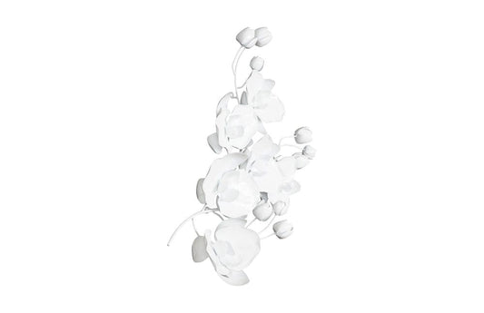 Phillips Collection - Orchid Sprig Wall Art, Medium, Metal, White - TH100863 view 2