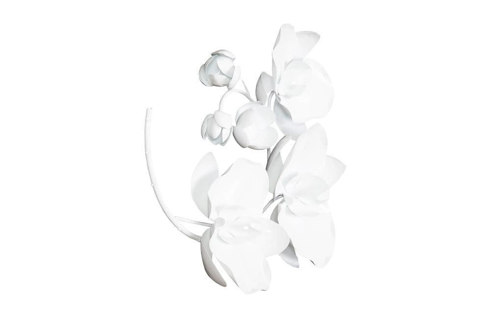 Phillips Collection - Orchid Sprig Wall Art, Small, Metal, White - TH100865 view 2