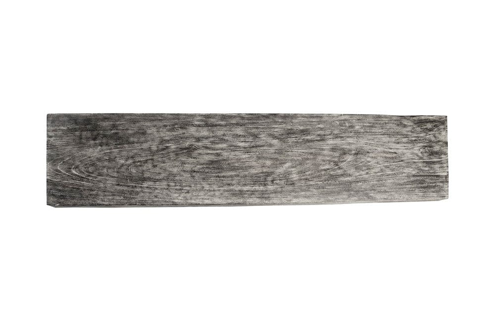 Phillips Collection - Origins Straight Edge Console Table, Metal U Legs, Gray Stone Finish - TH95588 view 2