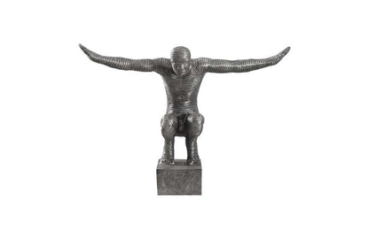Phillips Collection - Outstretched Arms Sculpture, Aluminum, Small - ID103555 veiw 4