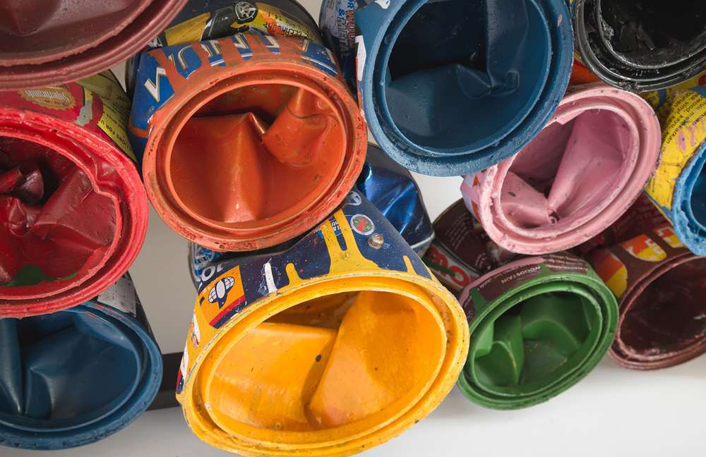 Phillips Collection - Paint Can Wall Art, Square, Assorted Colors, LG - ID78275 veiw 5