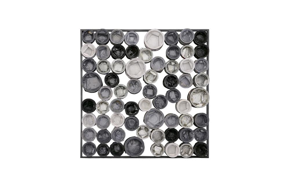 Phillips Collection - Paint Can Wall Art, Square, Mixed Neutrals, Assorted LG - ID113928 veiw 1