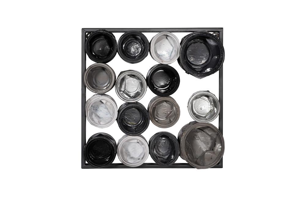Phillips Collection - Paint Can Wall Art, Square, Mixed Neutrals, Assorted SM - ID115080 veiw 1