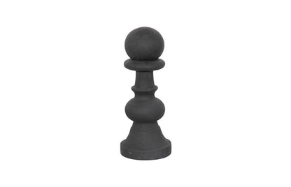 Phillips Collection - Pawn Chess Sculpture, Cast Stone Black, Small - PH118749 view 1