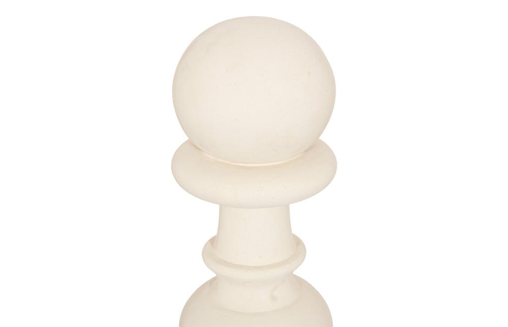 Phillips Collection - Pawn Chess Sculpture, Cast Stone White, Small - PH118750 view 2