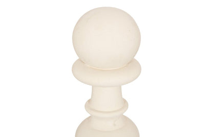 Phillips Collection - Pawn Chess Sculpture, Cast Stone White, Small - PH118750 view 2