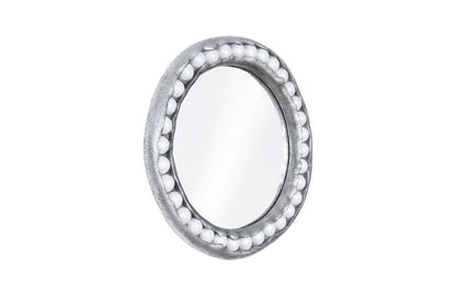 Phillips Collection - Pearl Mirror, Silver Leaf, Round - PH104196 veiw 2