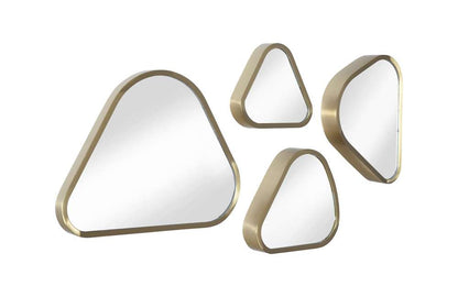 Phillips Collection - Pebble Mirrors (Set of 4) - Brushed Brass - CH97807 veiw 2