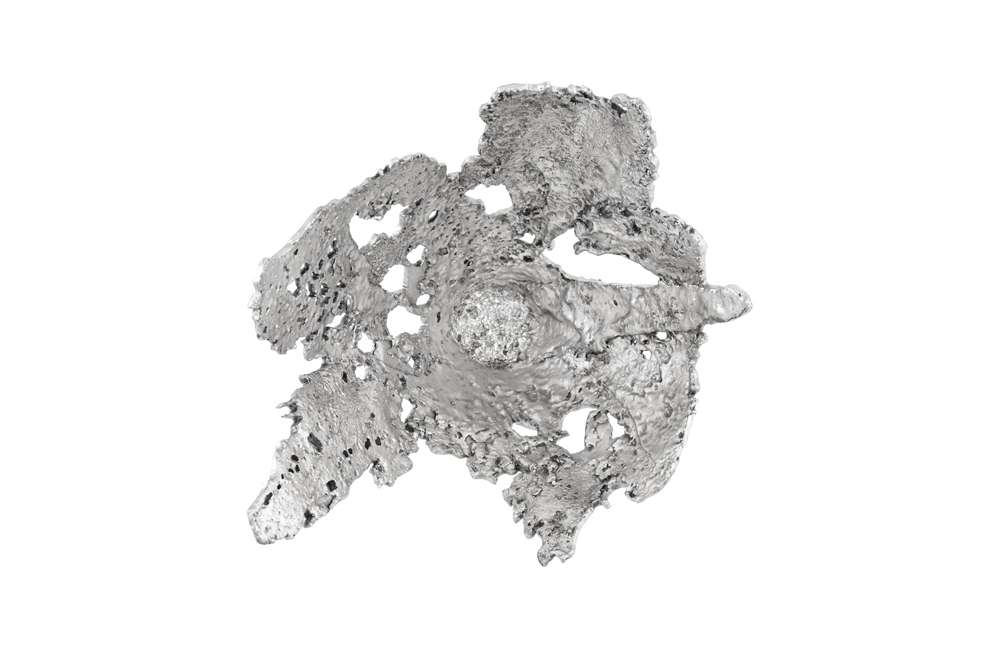 Phillips Collection - Perforated Splash Bowl Wall Art, Silver Leaf - PH104251 veiw 2