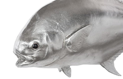 Phillips Collection - Permit Fish Wall Sculpture, Resin, Silver Leaf - PH66836 view 3