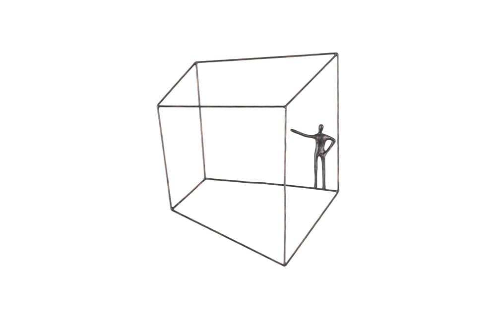 Phillips Collection - Perspective Wall Art, Square, Standing Arm Up - TH97100 view 1