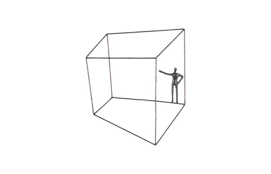 Phillips Collection - Perspective Wall Art, Square, Standing Arm Up - TH97100 view 1