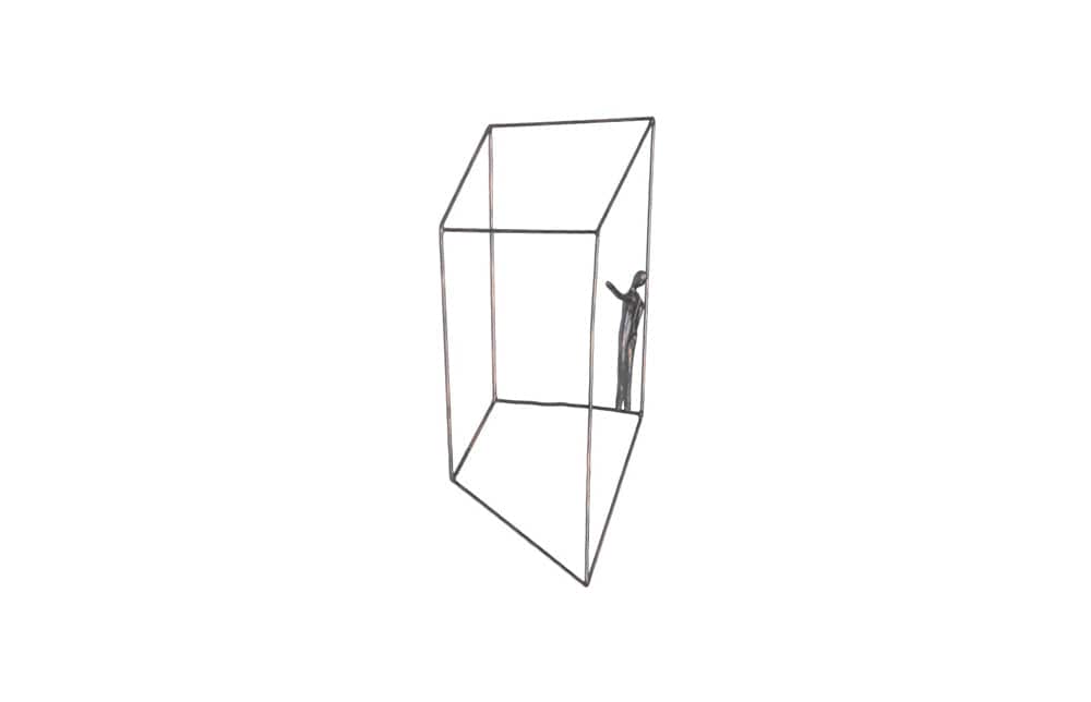Phillips Collection - Perspective Wall Art, Square, Standing Arm Up - TH97100 view 2