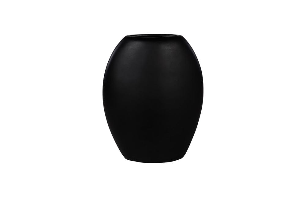 Phillips Collection - Pod Vase, Medium, Black Matte - PH117202 view 1