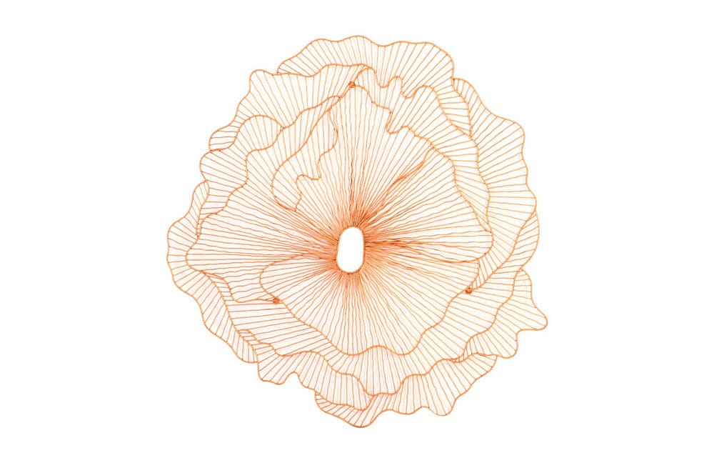 Phillips Collection - Poppy Flower Wall Art, Copper, LG - TH95114 view 1