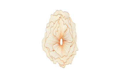 Phillips Collection - Poppy Flower Wall Art, Copper, LG - TH95114 view 2