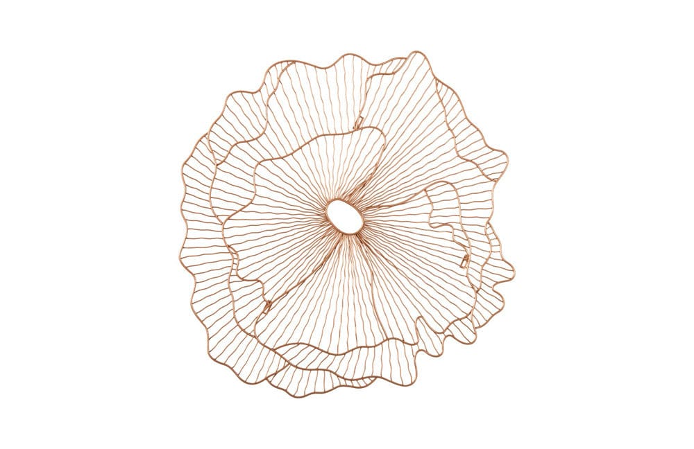 Phillips Collection - Poppy Flower Wall Art, Copper, SM - TH108863 view 1