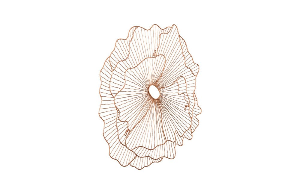 Phillips Collection - Poppy Flower Wall Art, Copper, SM - TH108863 view 2