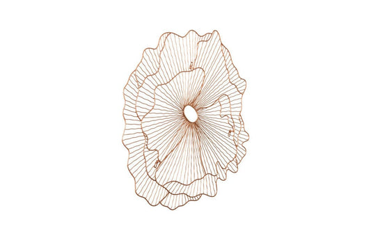 Phillips Collection - Poppy Flower Wall Art, Copper, SM - TH108863 view 2