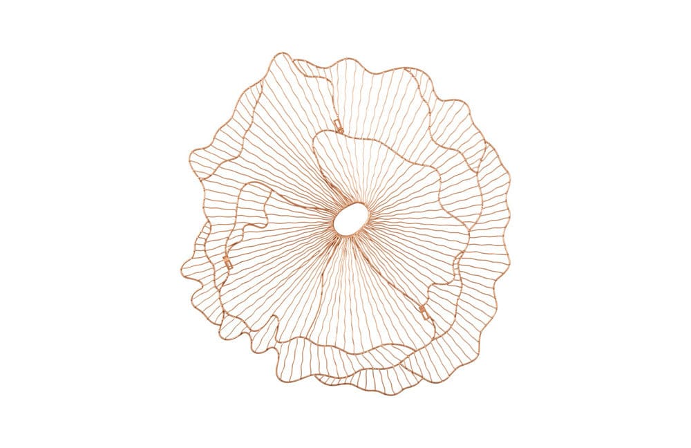 Phillips Collection - Poppy Flower Wall Art, Copper, SM - TH108863 view 5