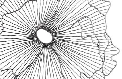 Phillips Collection - Poppy Flower Wall Art, Silver/Black, SM - TH108864 veiw 3