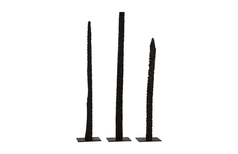Phillips Collection - Post Set of 3, Metal Base, Burnt - TH92152 view 1