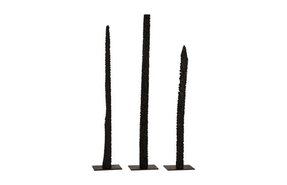 Phillips Collection - Post Set of 3, Metal Base, Burnt - TH92152 view 1