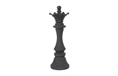 Phillips Collection - Queen Chess Sculpture, Cast Stone Black, Small - PH118741 view 1