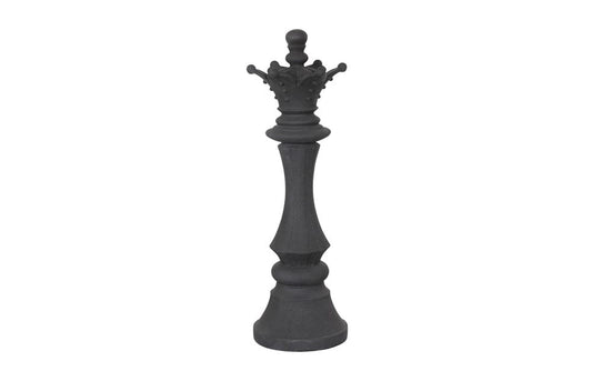 Phillips Collection - Queen Chess Sculpture, Cast Stone Black, Small - PH118741 view 1