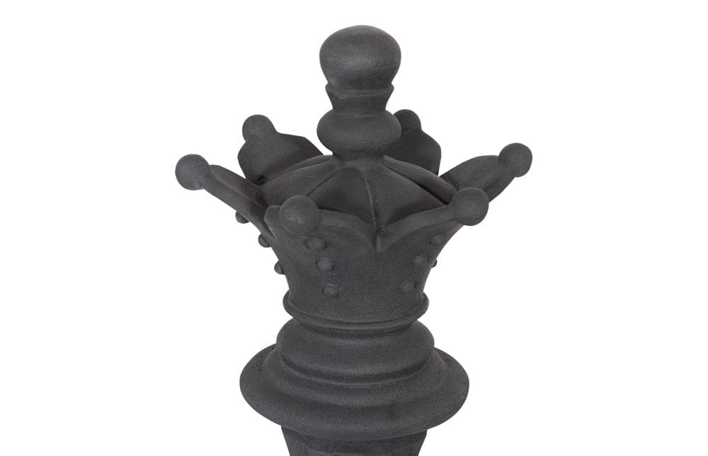 Phillips Collection - Queen Chess Sculpture, Cast Stone Black, Small - PH118741 view 2