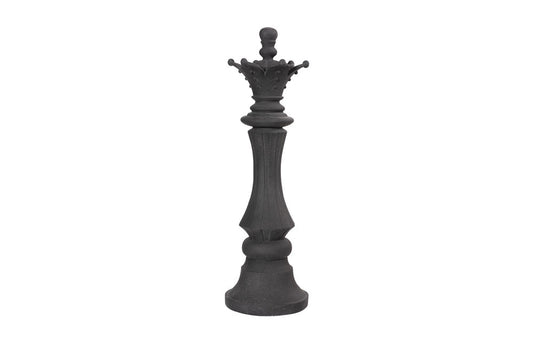 Phillips Collection - Queen Chess Sculpture, Cast Stone Black - PH115681 veiw 1