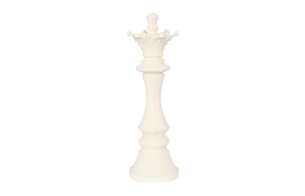 Phillips Collection - Queen Chess Sculpture, Cast Stone White, Small - PH118742 view 1