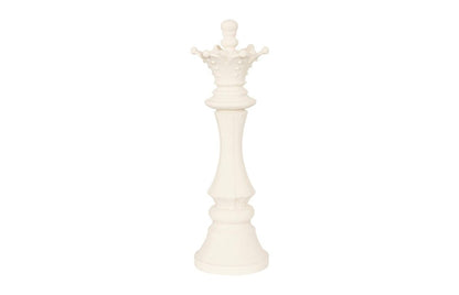 Phillips Collection - Queen Chess Sculpture, Cast Stone White, Small - PH118742 view 1