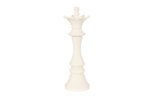 Phillips Collection - Queen Chess Sculpture, Cast Stone White, Small - PH118742 view 1