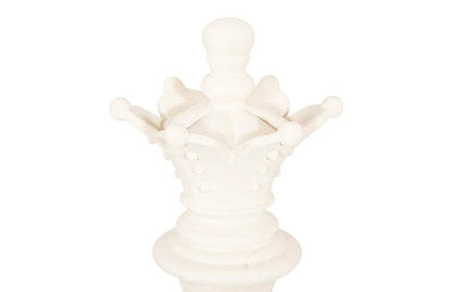 Phillips Collection - Queen Chess Sculpture, Cast Stone White, Small - PH118742 view 2