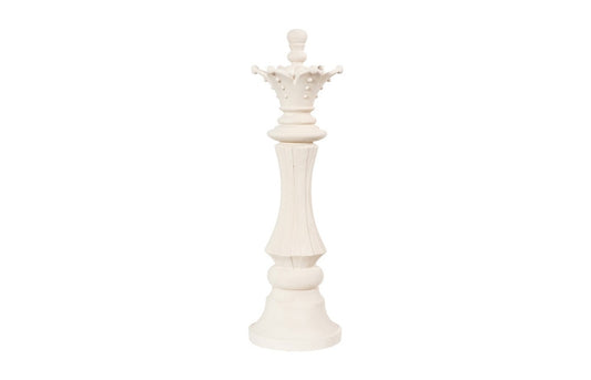Phillips Collection - Queen Chess Sculpture, Cast Stone White - PH115685 veiw 1