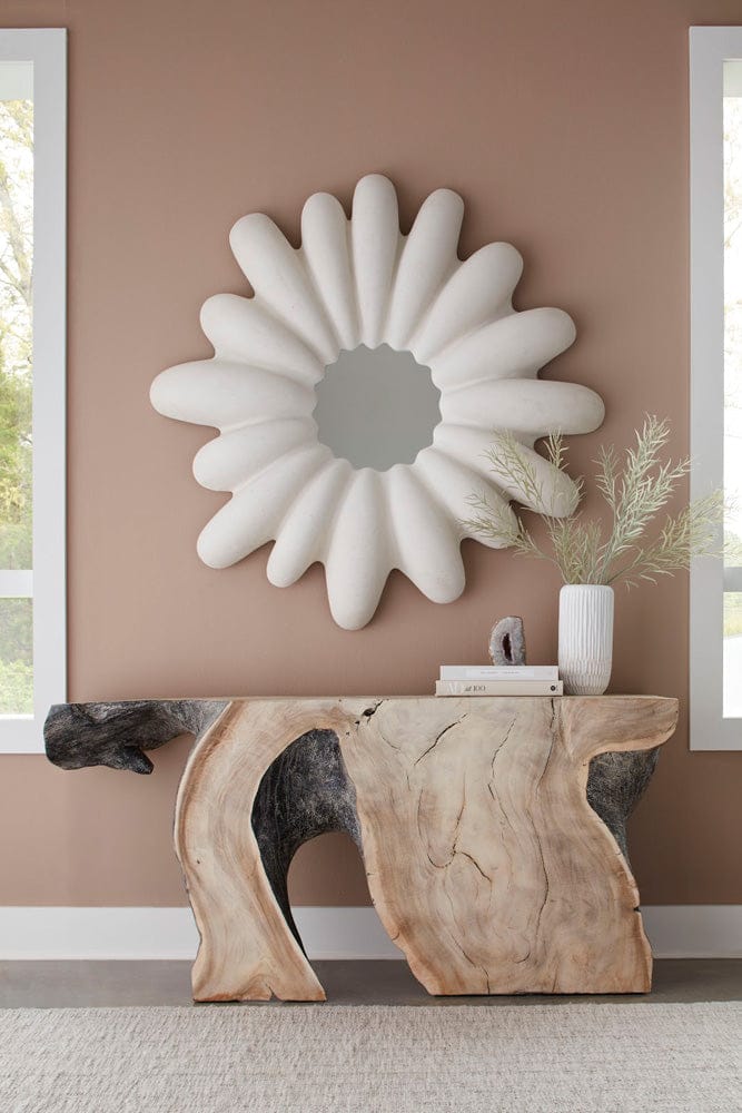 Phillips Collection - Radial Shell Mirror, White Stone - PH117416 view 6