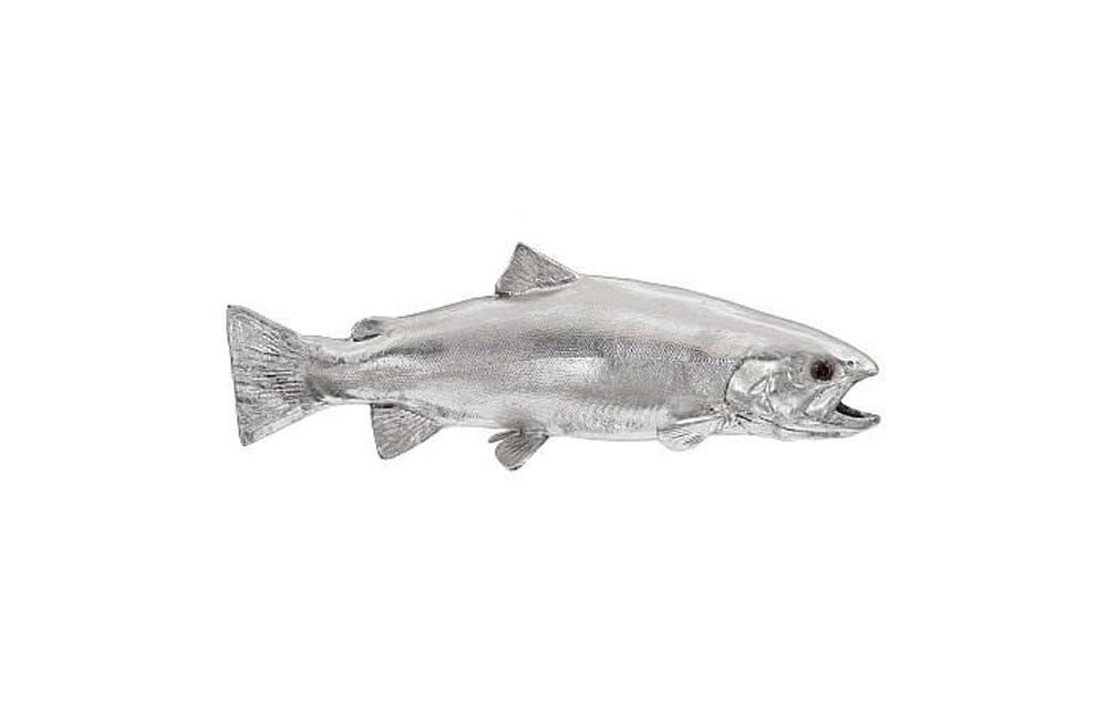 Phillips Collection - Rainbow Trout Fish, Resin, Silver Leaf - PH76838 view 1